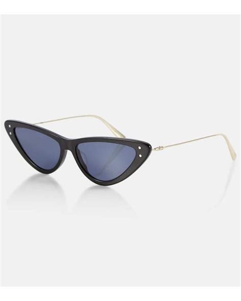 dior metaleyes cat eye sunglasses|DIOR MissDior B4U 55mm Cat Eye Sunglasses .